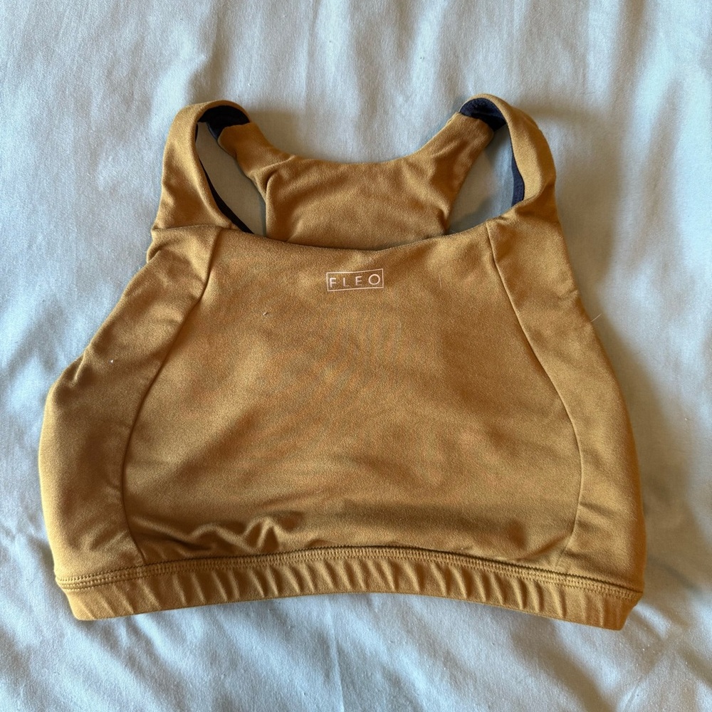 Fleo Golden Yellow Sports Bra